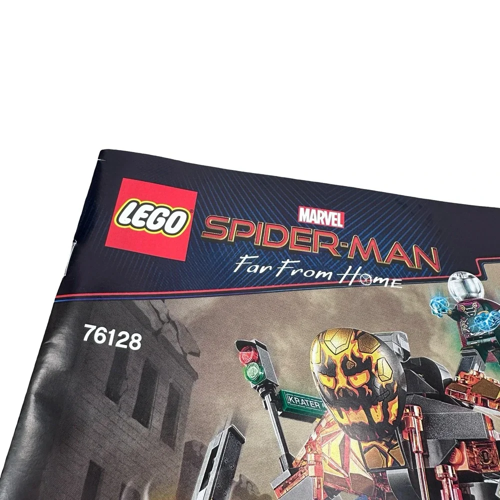 LEGO Marvel Spider-Man Far From Home Molten Man Battle 76128 Instruction Manual